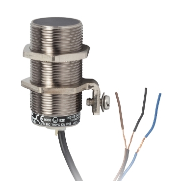 Schneider Sensors Osisense XS & XT_ Inductive proximity sensors XS ATEX D, inductive sensor hazardous area, M30, Sn15mm, 12...48 VDC, NO, cable 10 m_ [XS630B1PAL10EX]