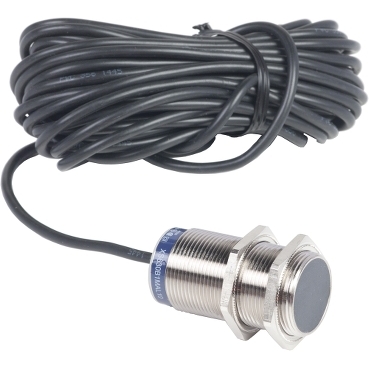 Schneider Sensors Osisense XS & XT_ Inductive proximity sensors XS, inductive sensor XS6 M30, L62mm, brass, Sn15mm, 24...240VAC/DC, cable 10 m_ [XS630B1MAL10]