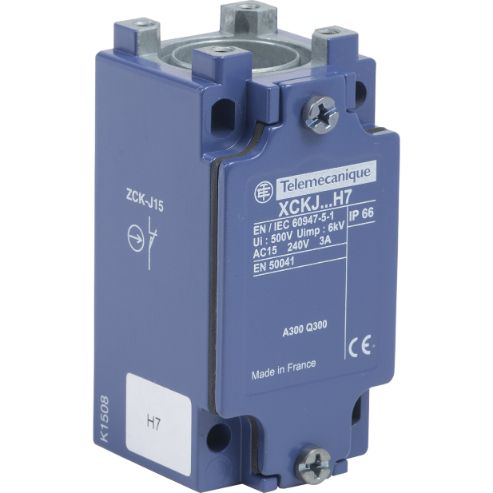 Schneider Sensors OsiSense XC Standard_ LIMIT SWITCH BODY - 300 V AC - 10 A - XCK_ [ZCKJ15H7]