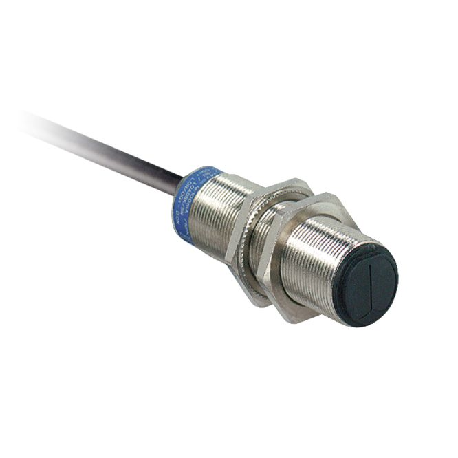 Schneider Sensors OsiSense XU_ photo-electric sensor - XU2 - thru beam - Sn 15m - 24..240VAC/DC - cable 2m_ [XU2M18MA230]