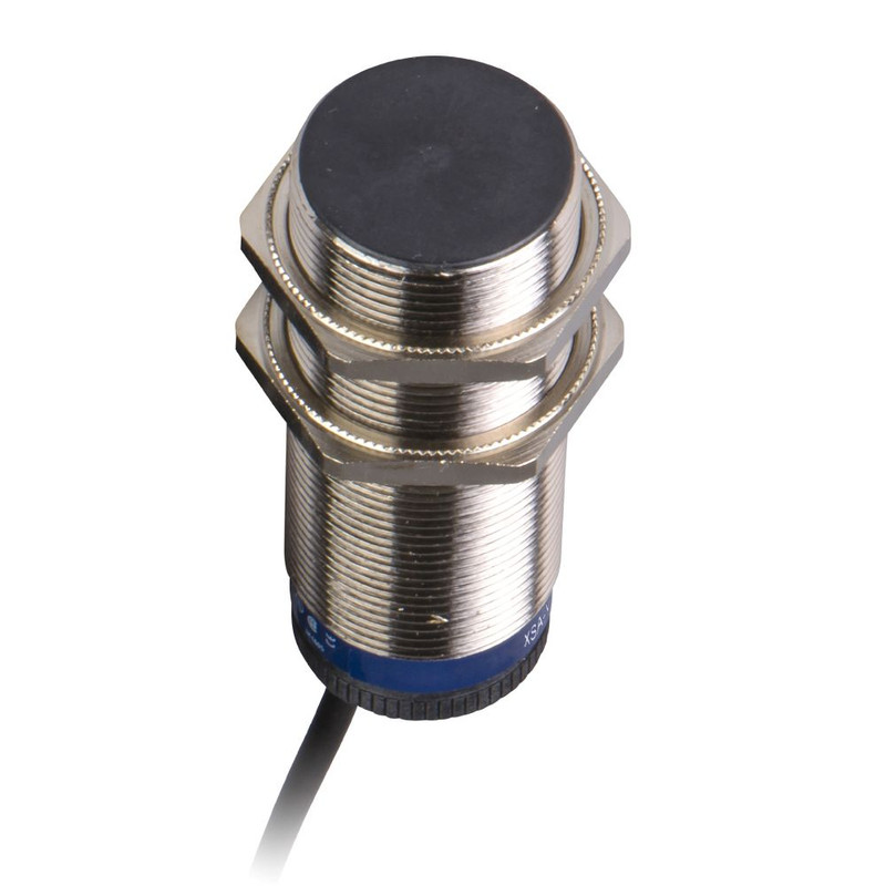 Schneider Sensors Osisense XS & XT_ Inductive proximity sensors XS, Rotation monitoring, M30, Sn10mm, 6...150c/mn, 24...240VAC/DC, cable 2 m_ [XSAV01801]