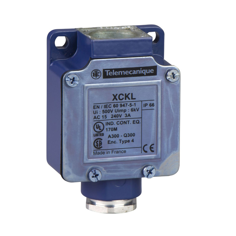 Schneider Sensors OsiSense XC Standard_ limit switch body ZCKL - 1NC+1NO - snap action - Cable gland include_ [ZCKL1]