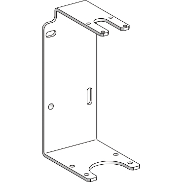 Schneider Sensors OsiSense XM_ Pressure sensors XM, rear fixing bracket for vibrations > 4 gn, for pressure switch XML_ [XMLZL006]