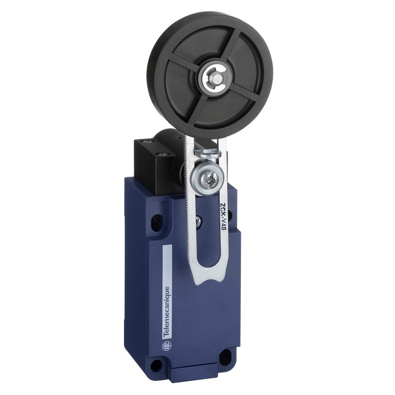 Schneider Sensors OsiSense XC Standard_ Limit switch, Limit switches XC Standard, XCKS, elastomer roller lever Ø 50 mm, 1NC+1 NO, slow, Pg13_ [XCKS549]