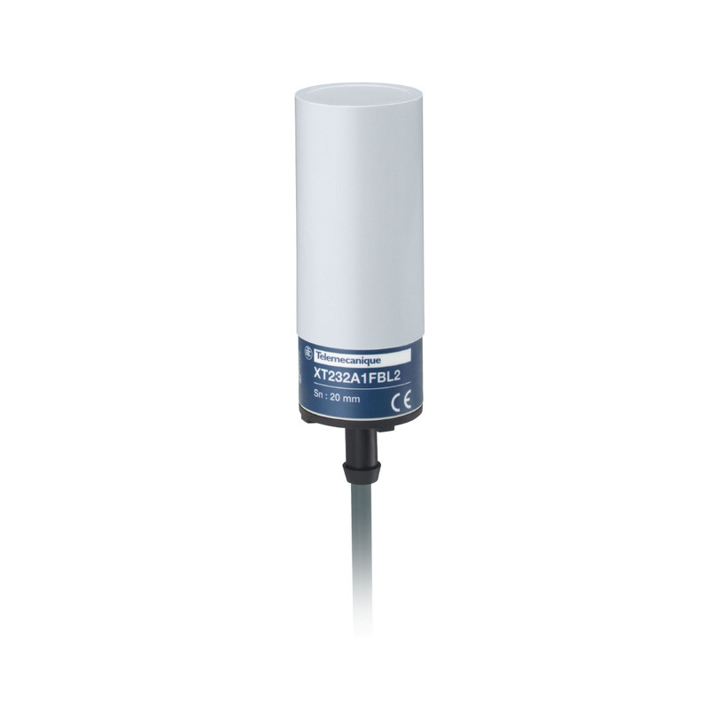 Schneider Sensors Osisense XS & XT_ capacitive sensor - XT1 - cylindrical Ø 32 mm - plastic - Sn 20 mm - cable 2 m_ [XT232A1FBL2]