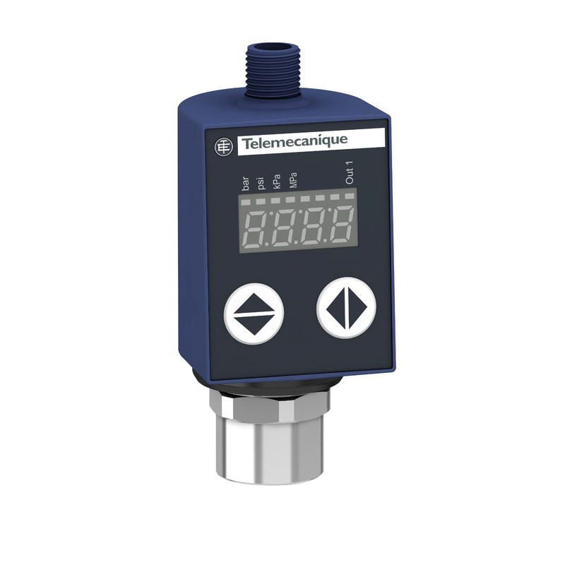Schneider Sensors OsiSense XM_ Pressure sensors XMLR 10bar - G 1/4 - 24VDC - 0..10 V - PNP - M12_ [XMLR010G1P75]