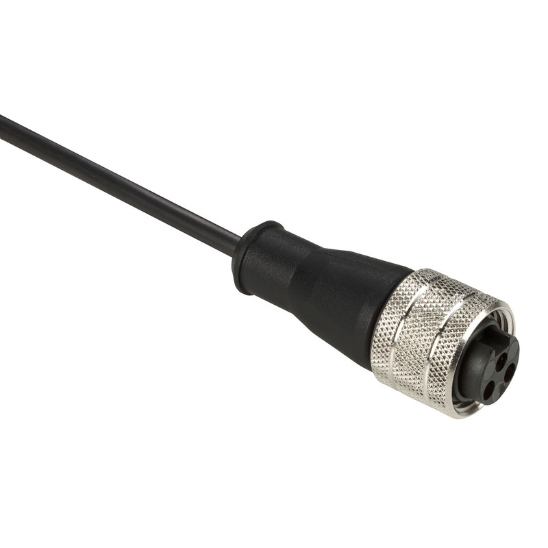 Schneider Sensors OsiSense XU_ pre-wired connectors XZ - straight female - 7/8"16 UN - 3 pins - cable PUR 5m_ [XZCP1670L5]