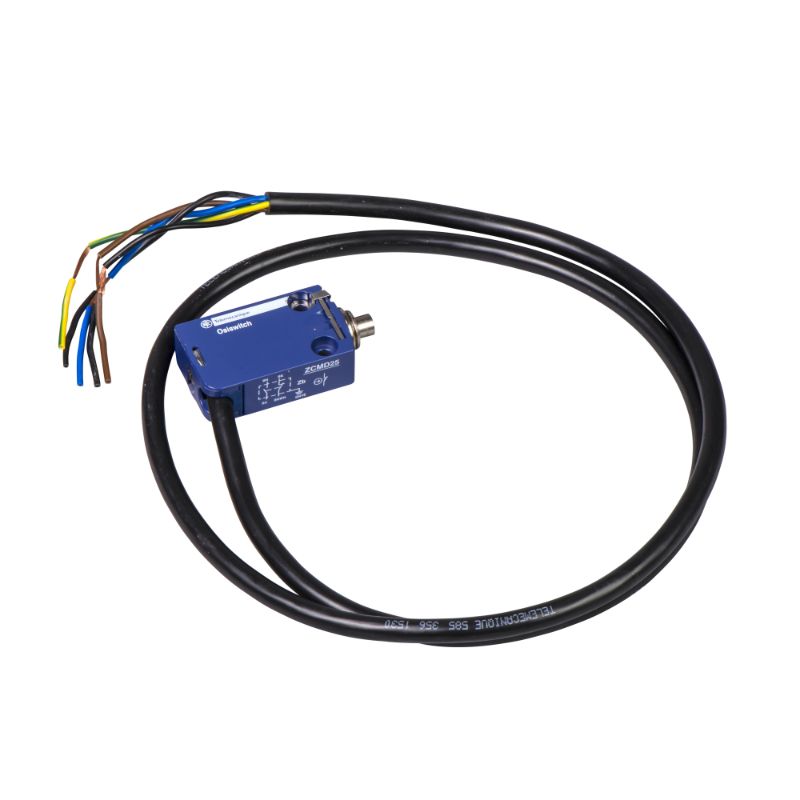 Schneider Sensors OsiSense XC Standard_ Limit switch, Limit switches XC Standard, XCMD, metal end plunger, 1NC+1 NO, slow, 1 m_ [XCMD2510L1]