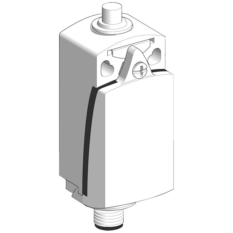 Schneider Sensors OsiSense XC Standard_ Limit switch, Limit switches XC Standard, XCKD, metal end plunger, 1NC+1 NO, snap, M12_ [XCKD2110M12]