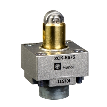 Schneider Sensors OsiSense XC Standard_ limit switch head ZCKE - steel roller plunger reinforced_ [ZCKE67]