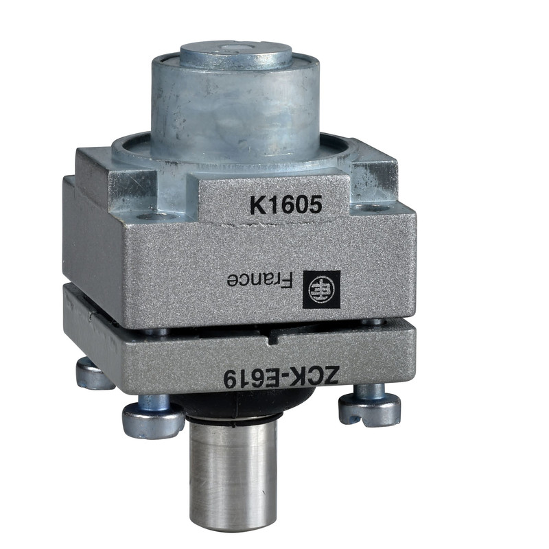 Schneider Sensors OsiSense XC Standard_ Limit switch head, Limit switches XC Standard, ZCKE, metal end plunger with protective boot_ [ZCKE619]