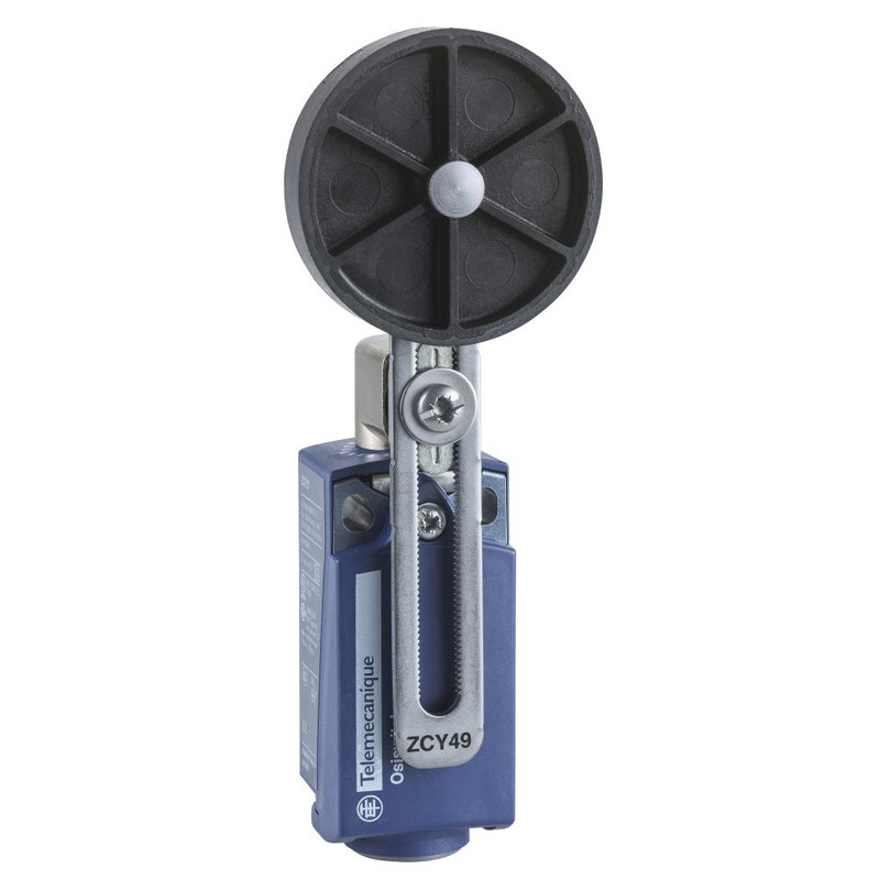 Schneider Sensors OsiSense XC Standard_ limit switch XCKP - plastic roller lever Ø50 var.length - 1NC+1NO - snap - M16_ [XCKP2149P16]