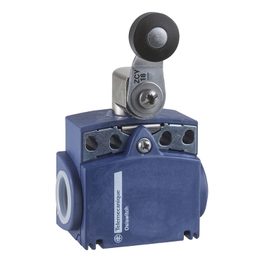Schneider Sensors OsiSense XC Standard_ Limit switch, Limit switches XC Standard, XCKT, thermoplastic roller lever, 1NC+1 NO, snap, M16_ [XCKT2118P16]