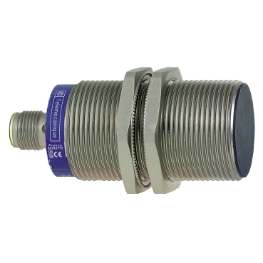 Schneider Sensors Osisense XS & XT_ Inductive proximity sensors XS, inductive sensor XS1 M30, L72mm, brass, Sn10mm, 12...24 VDC, M12_ [XS1M30KP340D]