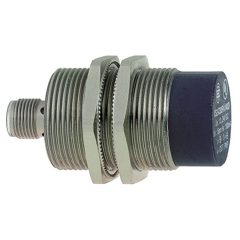 Schneider Sensors Osisense XS & XT_ Inductive proximity sensors XS, inductive sensor XS6 M30, L74mm, brass, Sn22mm, 24...240VAC/DC, 1/2"_ [XS630B4MAU20]