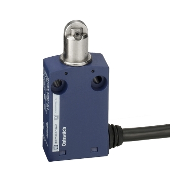 Schneider Sensors OsiSense XC Standard_ Limit switch, Limit switches XC Standard, XCMN, steel roller plunger, 1NC+1 NO, snap, 1 m_ [XCMN2102L1]