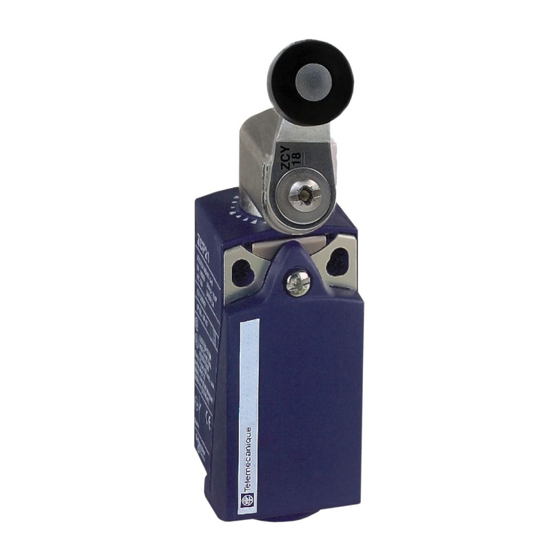 Schneider Sensors OsiSense XC Standard_ limit switch XCKP - thermoplastic roller lever - 1NC+1NO - slow - M16_ [XCKP2518P16]