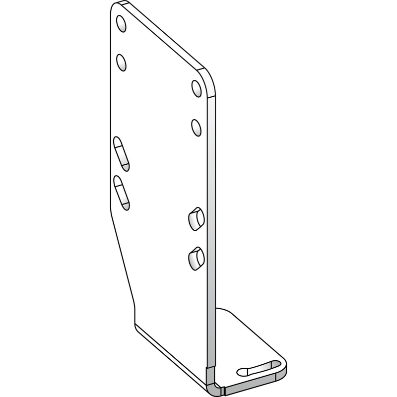 Schneider Sensors OsiSense XU_ Fixing bracket, Photoelectric sensors XU, accessory for sensor, XUK, metal, for XUL substitution_ [XUZASK003]