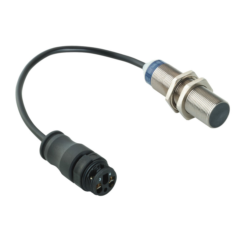 Schneider Sensors Osisense XS & XT_ inductive sensor XS6 M18 - L62mm - brass - Sn8mm - 12..48VDC - term. 0.15m_ [XS618B1PAL01B]