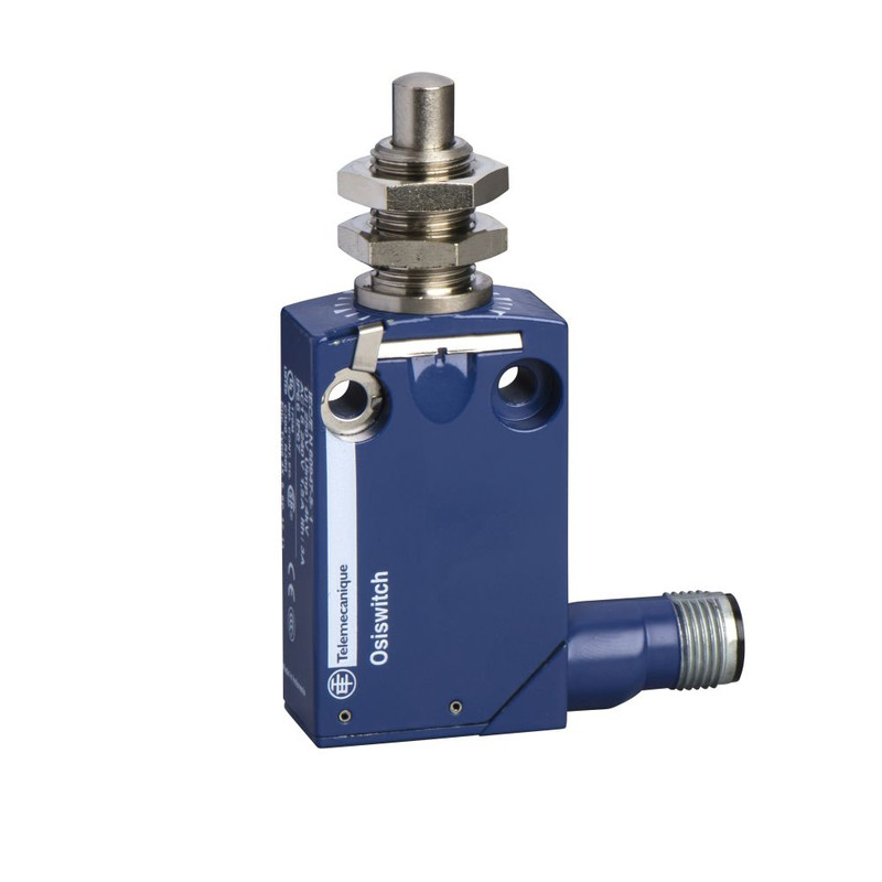 Schneider Sensors OsiSense XC Standard_ limit switch XCMD - M12 metal end plunger - 1NC+1NO - snap - M12_ [XCMD21F0C12]