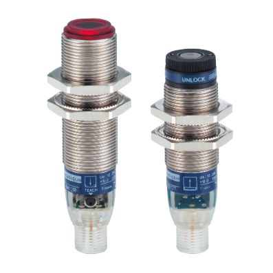 Schneider Sensors OsiSense XU_ photo-electric sensor - XUB - thru beam - laser - Sn 100m - 12..24VDC - M12_ [XUBLBPCNM12]