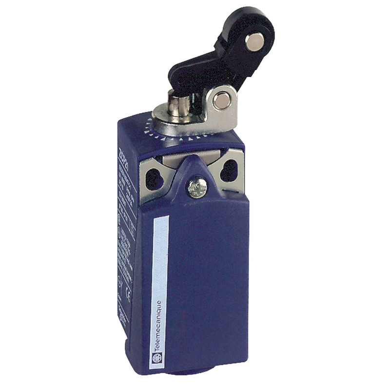Schneider Sensors OsiSense XC Standard_ limit switch XCKP - th.plastic roller lever plung. Ver - 1NC+1NO - snap - 1/2NPT_ [XCKP2127N12]