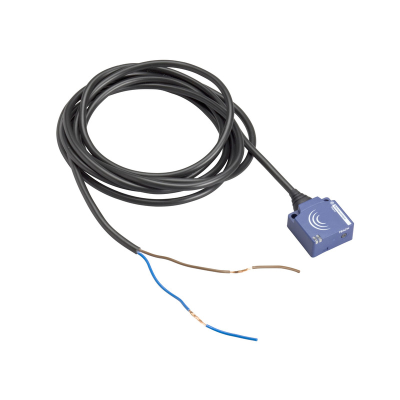 Schneider Sensors Osisense XS & XT_ Inductive proximity sensors XS, inductive sensor XS8 26x26x13, PBT, Sn15mm, 12...24 VDC, cable 2 m_ [XS8E1A1PAL2]