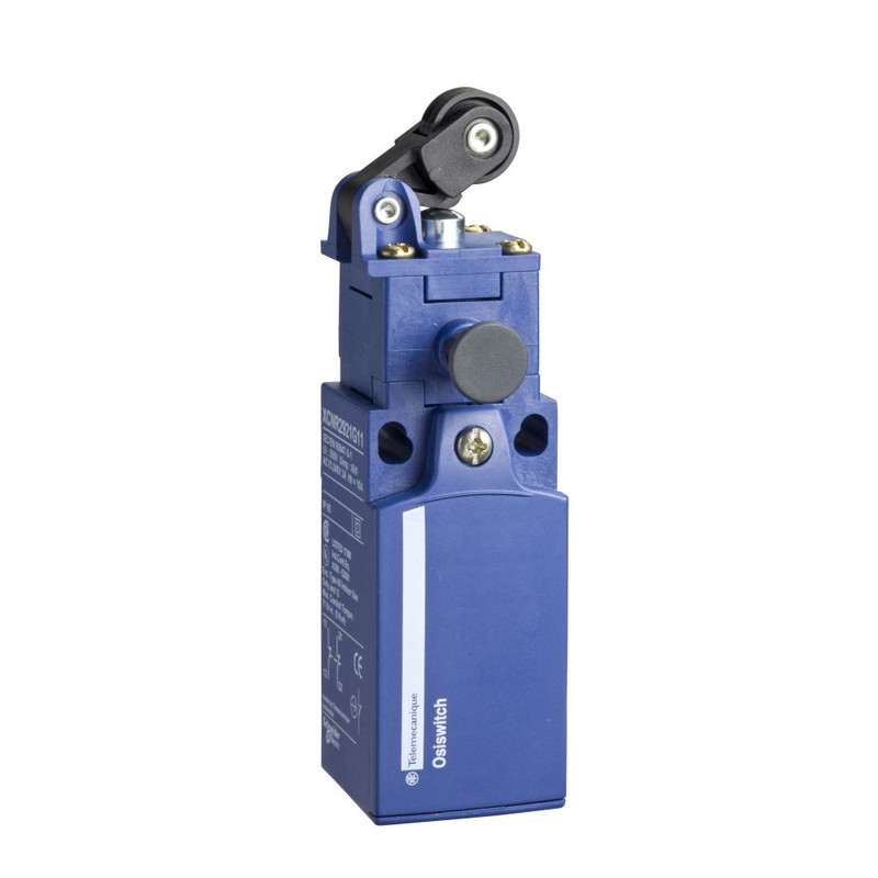 Schneider Sensors OsiSense XC Standard_ limit switch XCNR - th.plastic roller lever plung. Hor - 1NC+1NO - snap - M20_ [XCNR2121P20]