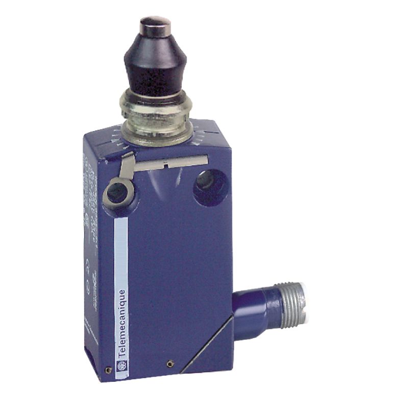 Schneider Sensors OsiSense XC Standard_ limit switch XCMD - metal end plunger with nitrile boot - 1NC+1NO - snap - M12_ [XCMD2111C12]