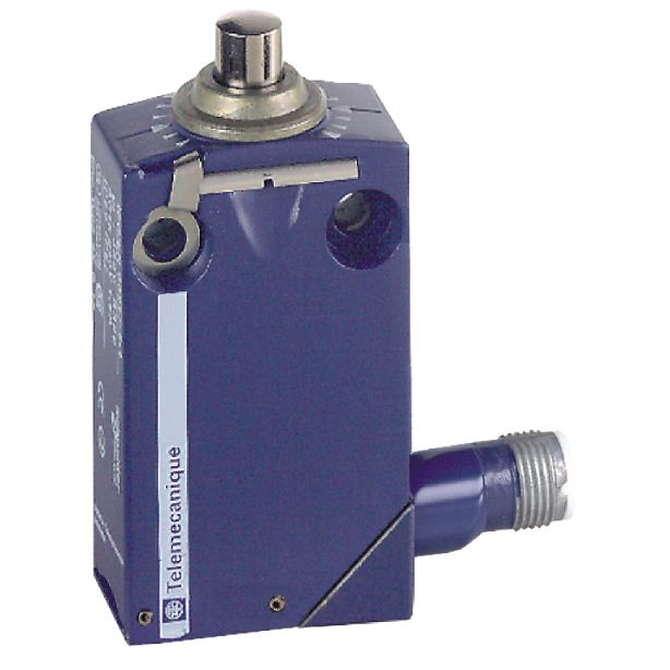 Schneider Sensors OsiSense XC Standard_ Limit switch, Limit switches XC Standard, XCMD, metal end plunger, 1NC+1 NO, snap, M12_ [XCMD2110C12]