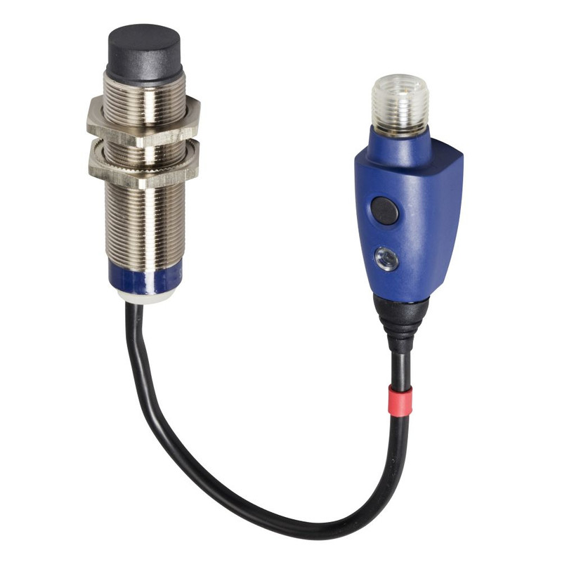 Schneider Sensors Osisense XS & XT_ inductive sensor XS6 M18 - L60mm - brass - Sn9mm - 12..24VDC - M12 0.15m_ [XS618B2PAL01M12]