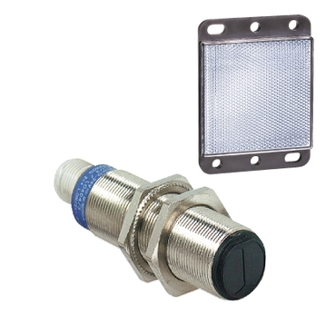 Schneider Sensors OsiSense XU_ photo-electric sensor - XU1 - reflex - Sn 4m - 12..24VDC - M12_ [XU1N18PP341D]