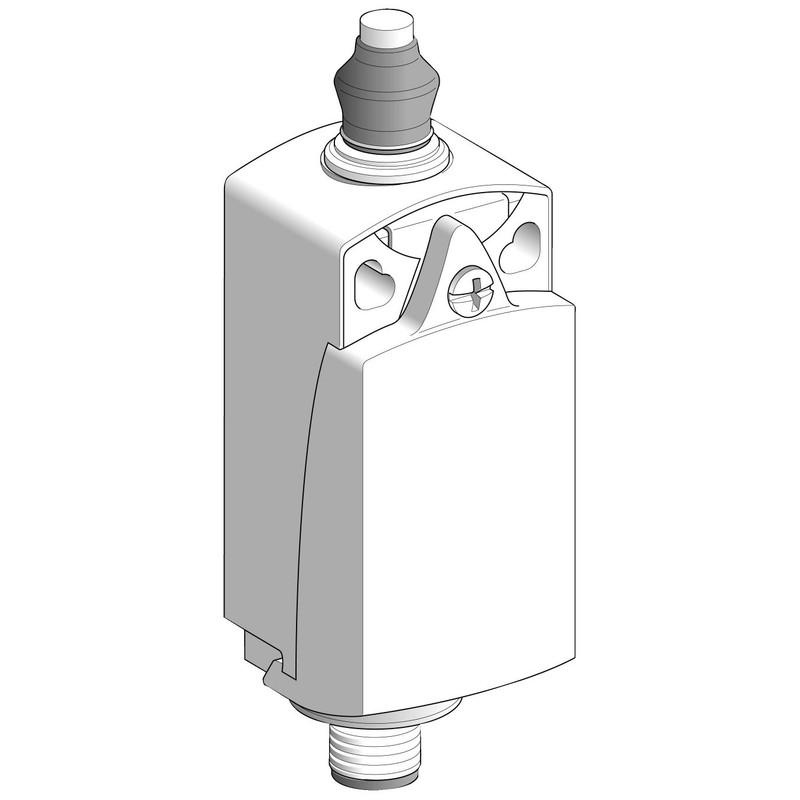 Schneider Sensors OsiSense XC Standard_ Limit switch, Limit switches XC Standard, XCKP, metal end plunger with nitrile boot, 1NC+1 NO, snap, M12_ [XCKP2111M12]