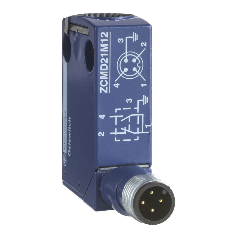 Schneider Sensors OsiSense XC Standard_ limit switch body ZCMD - 1NC+1NO - silver - snap action - connection - M12_ [ZCMD21C12]