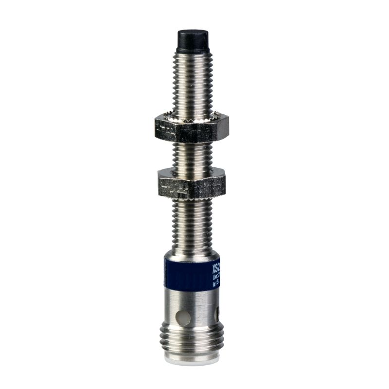 Schneider Sensors Osisense XS & XT_ Inductive proximity sensors XS, inductive sensor XS2 M8, L50mm, stainless, Sn2.5 mm, 12...24 VDC, cable 5 m_ [XS2M08PC410L1]