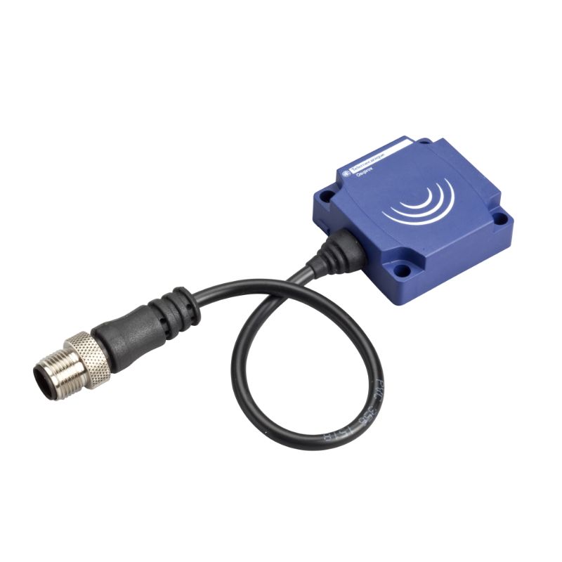 Schneider Sensors Osisense XS & XT_ Inductive proximity sensors XS, inductive sensor XS7 40x40x15, PBT, Sn15mm, 12...24 VDC, M12 0.15 m_ [XS7C1A1PAL01M12]