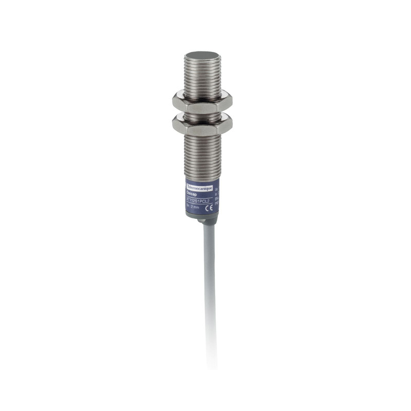 Schneider Sensors Osisense XS & XT_ capacitive sensor - XT1 - cylindrical M12 - stainless steel - Sn 2mm - cable 2m_ [XT112S1PAL2]