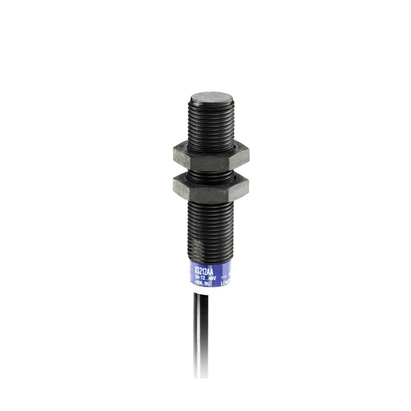 Schneider Sensors Osisense XS & XT_ inductive sensor XS2 M12 - L50mm - PPS - Sn7mm - 12..48VDC - cable 2m_ [XS212AAPAL2]