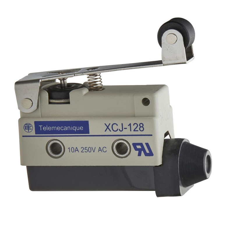 Schneider Sensors OsiSense XC Special_ limit switch XCJ - long flat roller lever plunger - 1C/O_ [XCJ128]