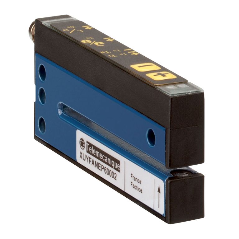Schneider Sensors OsiSense XU_ photo-electric sensor - XUY - fork - teach - 5X42mm - 12..24VDC - M8_ [XUYFANEP40005]