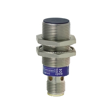 Schneider Sensors Osisense XS & XT_ Inductive proximity sensors XS, inductive sensor XS1 M18, L48mm, brass, Sn5mm, 12...24 VDC, M12_ [XS1N18PC410D]