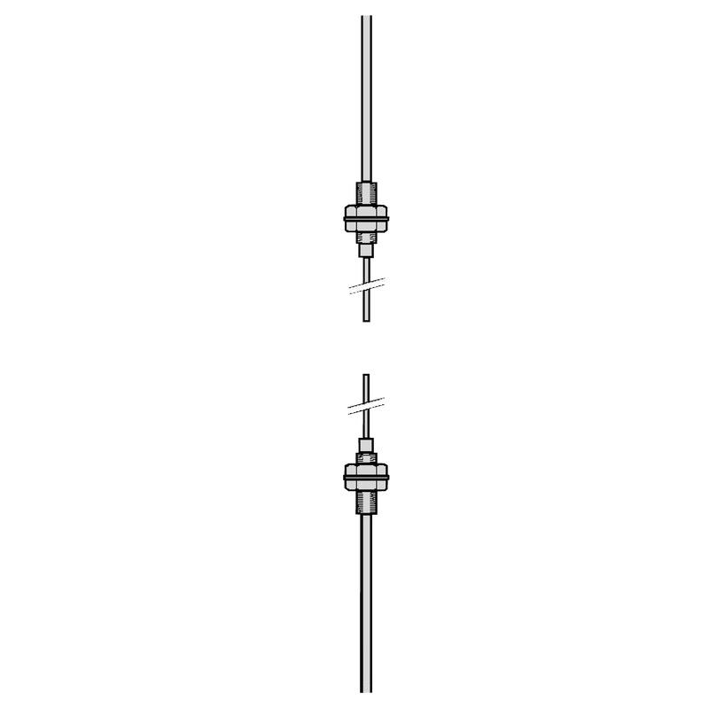 Schneider Sensors OsiSense XU_ plastic fibre optic for sensor - thru-beam - gen. use - extended - 2m - Sn180mm_ [XUFN12311]