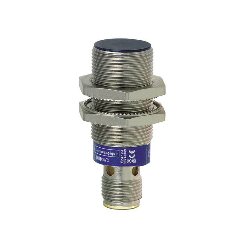 Schneider Sensors Osisense XS & XT_ Inductive proximity sensors XS, inductive sensor XS1 M18, L50mm, brass, Sn10mm, 12...24 VDC, M12_ [XS1N18PA349D]