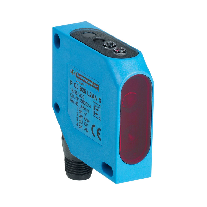 Schneider Sensors OsiSense XU_ photo-electric sensor - XUY - diffuse - analog laser - Sn 85mm - 12..24VDC - M12_ [XUYPCO925L2ANSP]