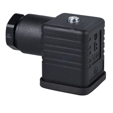 Schneider Sensors Osisense XS & XT_ female, DIN 43650 A, 4-pin, elbowed connector - cable gland Pg 11_ [XZCC43FCP40B]