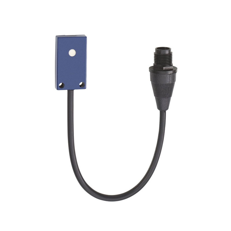 Schneider Sensors OsiSense XX_ ultrasonic sensor parallelepipedic - Sn 0.1 m - NO - pre-cabled M12 0.15m_ [XX7F1A2NAL01M12]