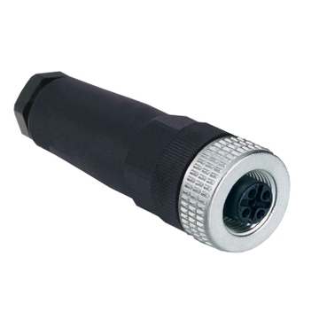 Schneider Sensors OsiSense XU_ female, M12, 5-pin, straight connector - cable gland Pg 7_ [XZCC12FDM50B]