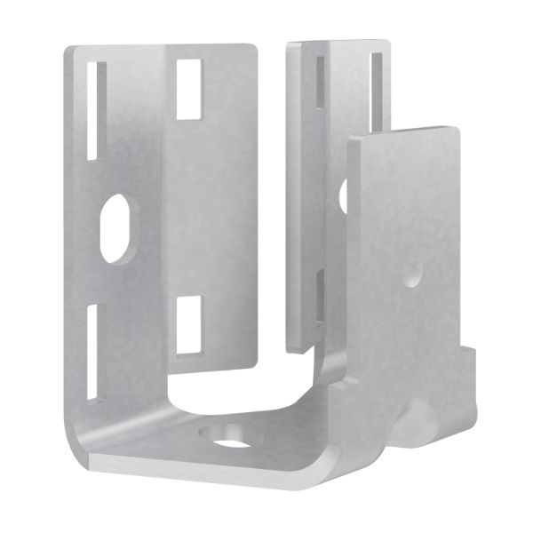 Schneider Sensors OsiSense XM_ fixing bracket - for ZMLP display & switch - vertical surface or pipe_ [XMLPZLV01]