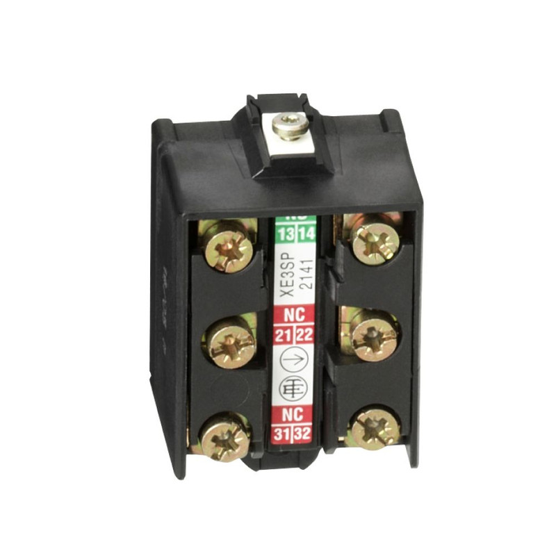 Schneider Sensors OsiSense XC Standard_ limit switch contact block - 2NC+1NO - snap action_ [XE3SP2141]