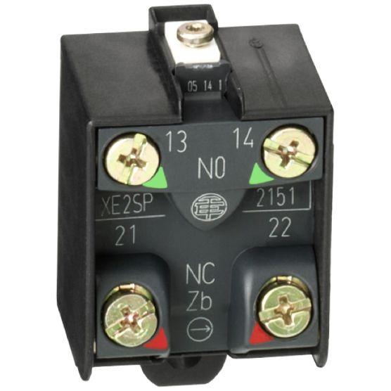 Schneider Sensors OsiSense XC Standard_ Limit switch contact block, Limit switches XC Standard, 1NC+1 NO, snap action_ [XE2SP3151]